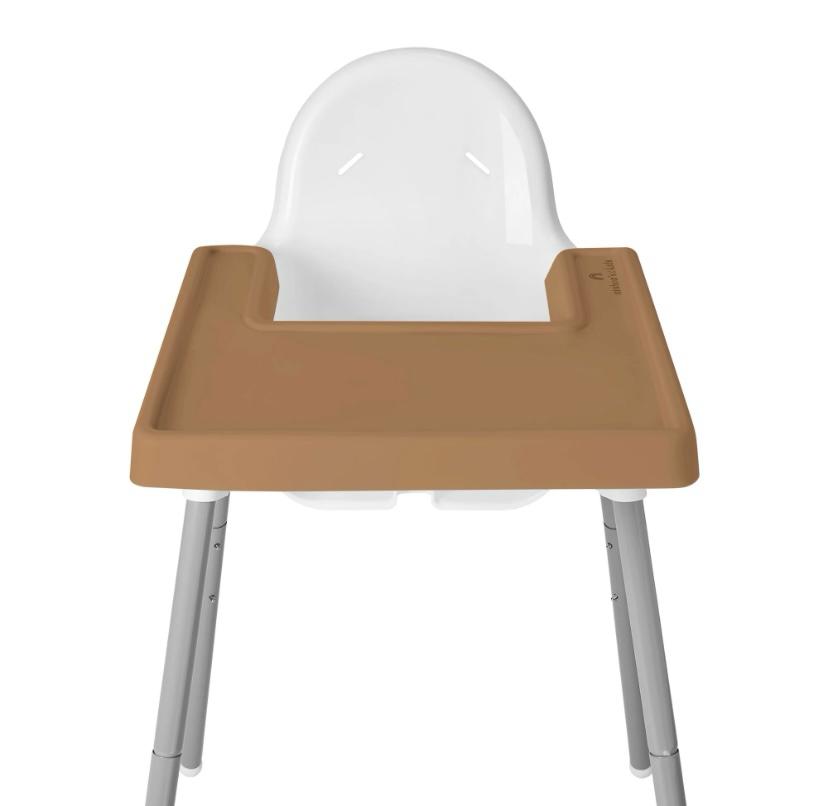 MANTEL DE SILICÓN PARA SILLA ALTA DE BEBÉ , CAFE
