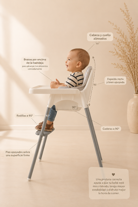 ¿Tu Bebé Está Cómodo al Comer? La Pregunta Que Pocos Padres Se Hacen (Pero Deberían)
