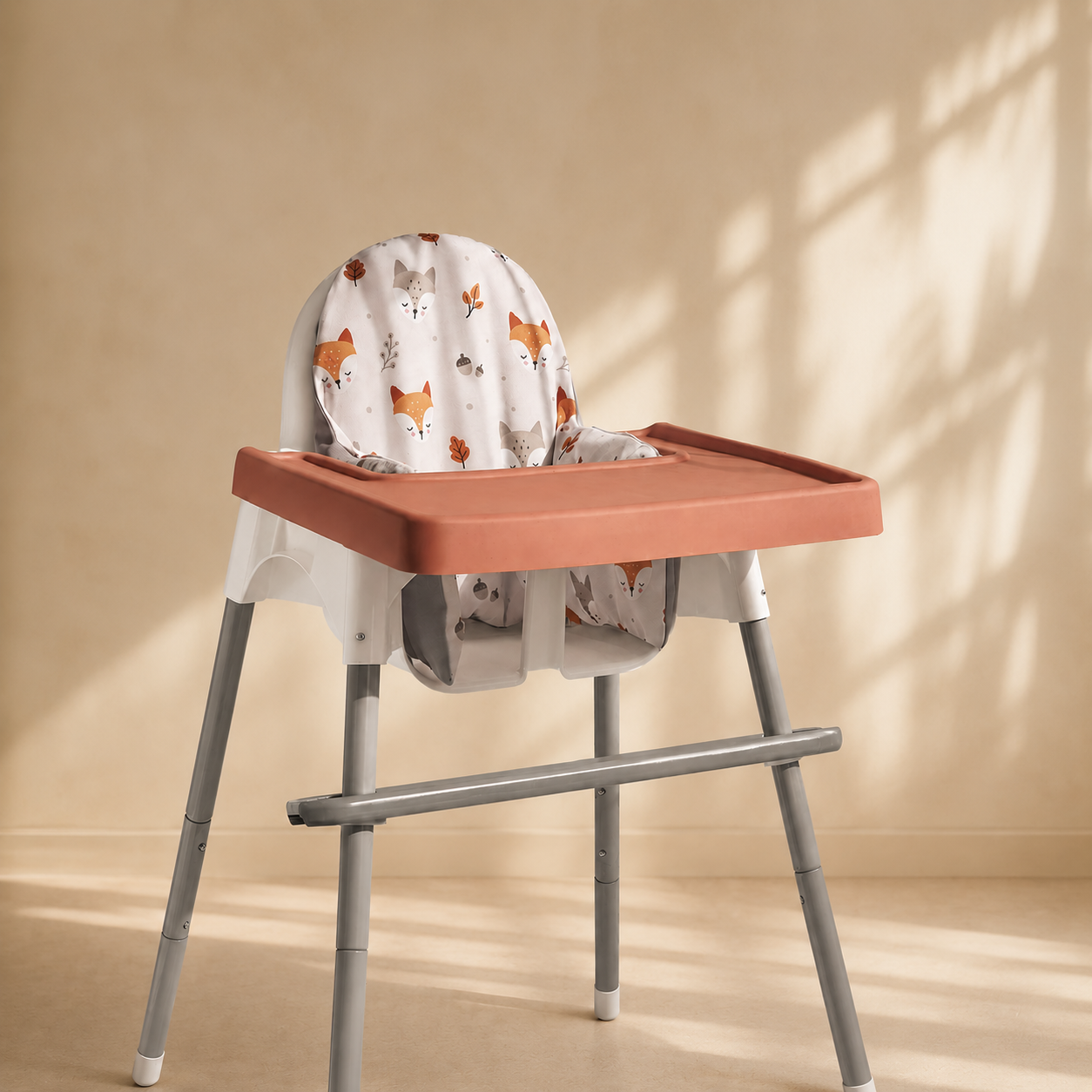 FUNDA/COJIN PARA SILLA ALTA DE BEBÉ, VARIEDAD DE DISEÑOS