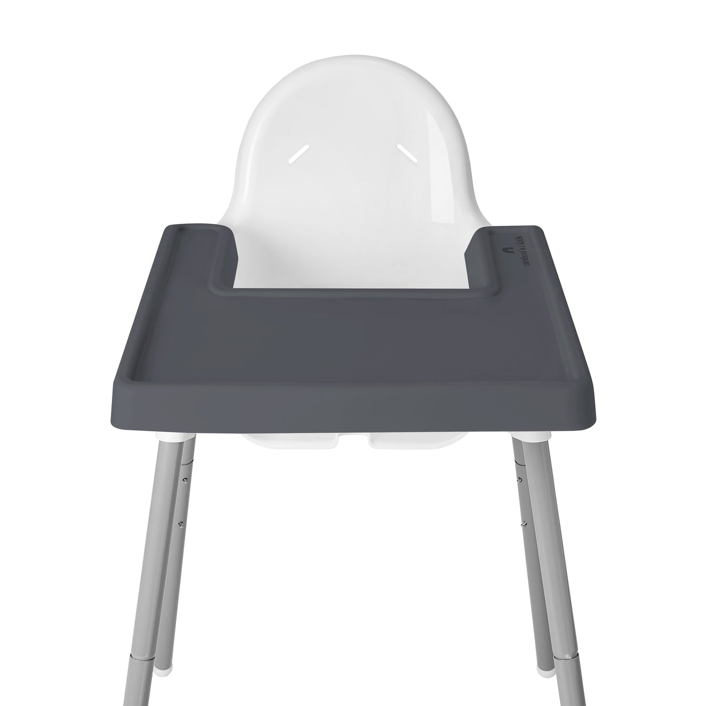 MANTEL DE SILICÓN PARA SILLA ALTA DE BEBÉ , NEGRO